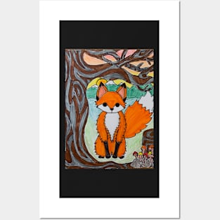 Little Fox Posters and Art